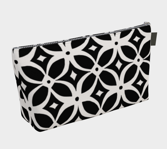Configuration Geometric - Lined Makeup Bag