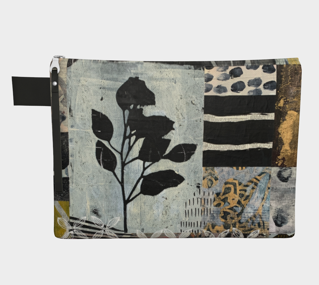 Overcast Botanical Collage - Zipper Carry-all