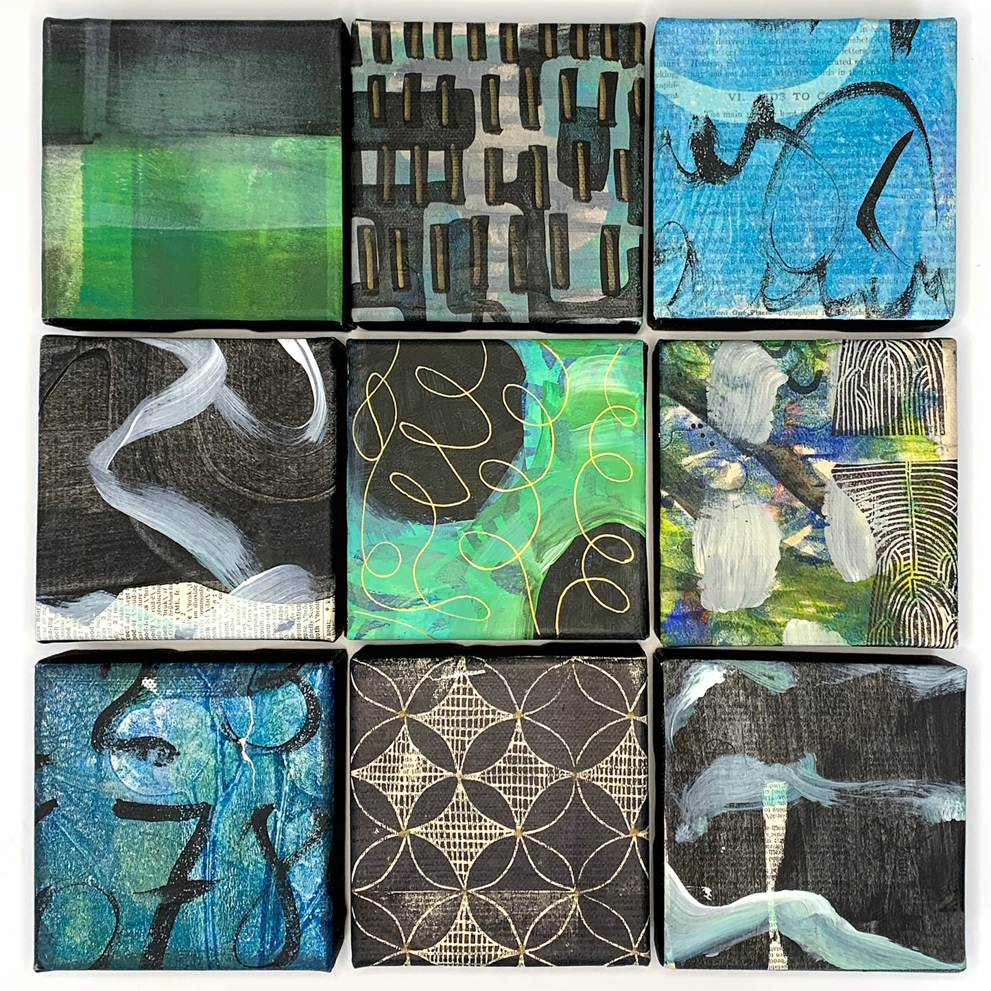 Original Abstract Collage Collection by Sheree Burlington