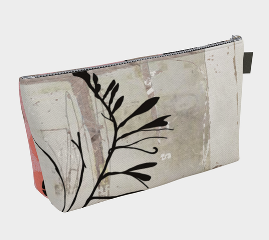 Fleur Dot Abstract Botanical - Lined Makeup Bag
