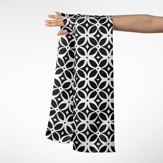 Configuration Geometric Abstract Art - Long Scarf