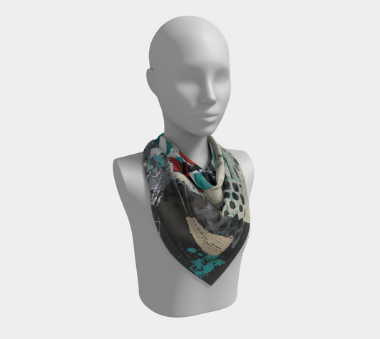 Dear Diary Botanical Abstract - Square Scarf