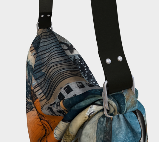 Forest Floor - Botanical Abstract Art Collage Origami Tote Bag