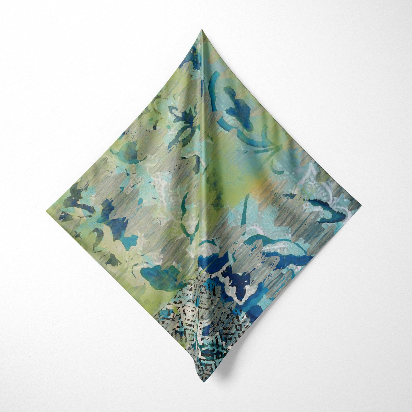 Forest Shade - Abstract Art Square Scarf