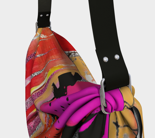 Here - Abstract Art Origami Tote Bag