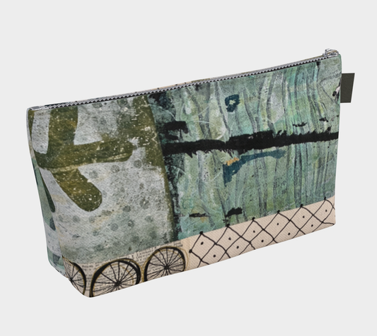 Just Picked Botanical Collage - Lined Makeup Bag