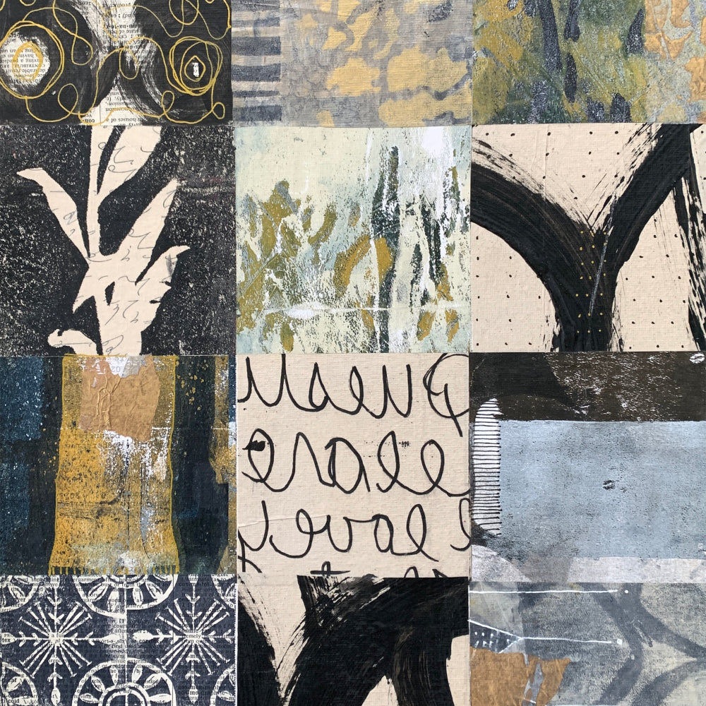 Likers Botanical Collage - Long Scarf