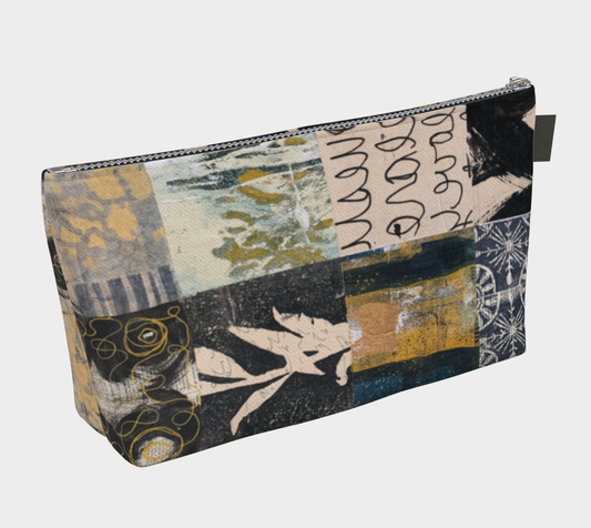 Likers Botanical Collage - Lined Makeup Bag
