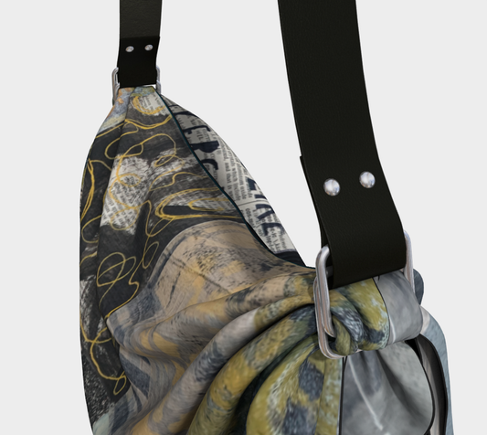 Likers Botanical Collage - Origami Tote Bag