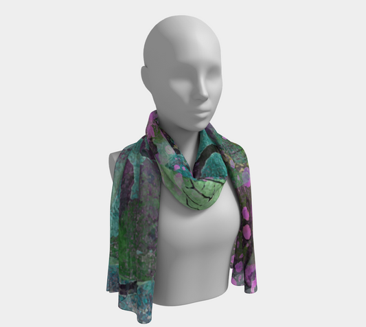 Lilac Dapple Long Scarf