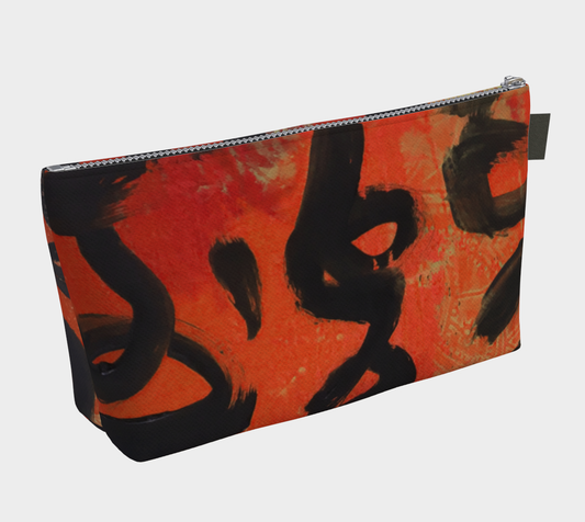 Mango Road Abstract Art - Lined Makeup Bag