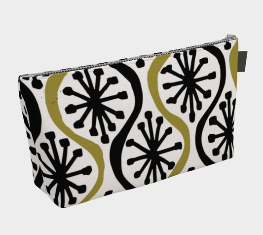 Ogee Stars Geometric - Lined Makeup Bag