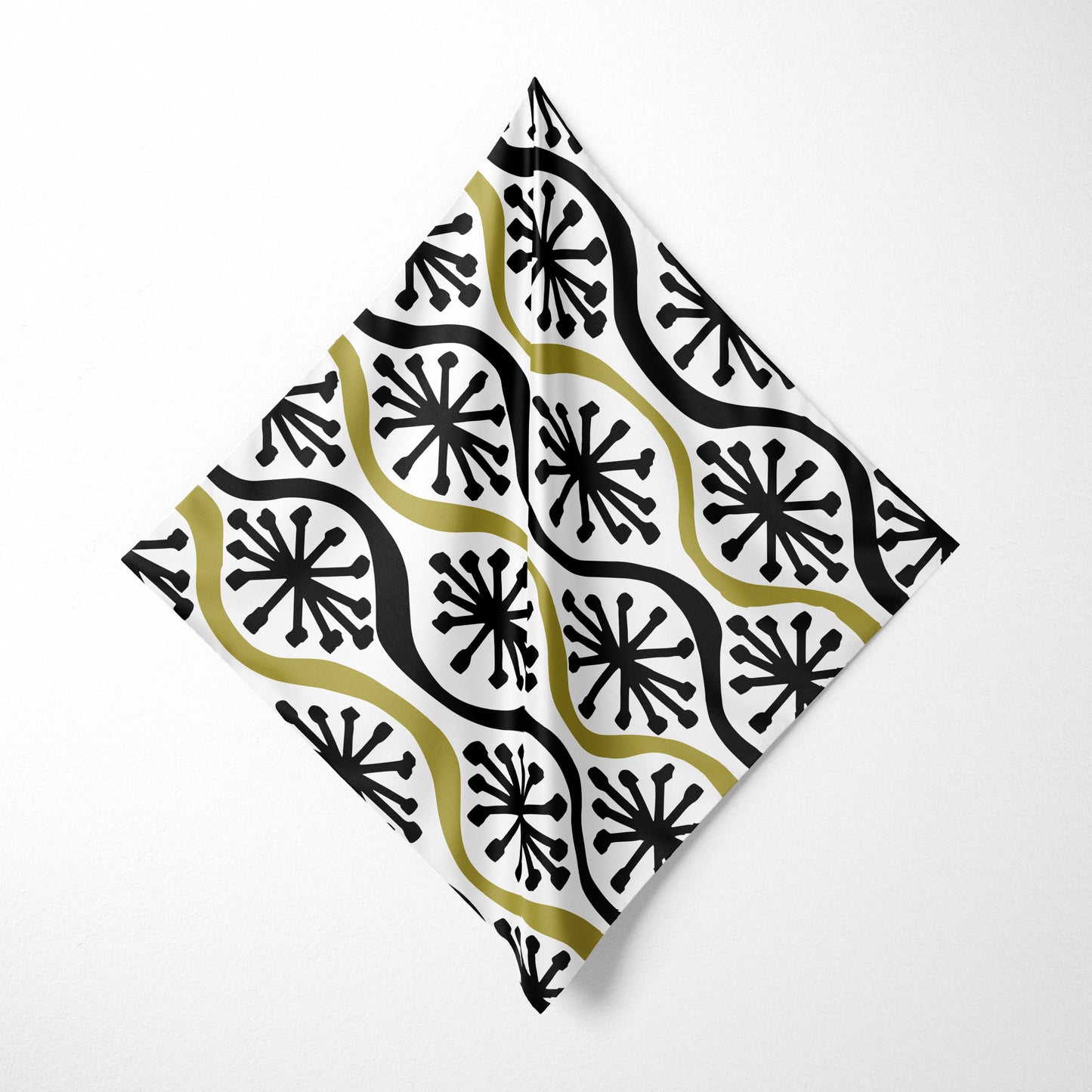 Ogee Stars - Abstract Art Square Scarf