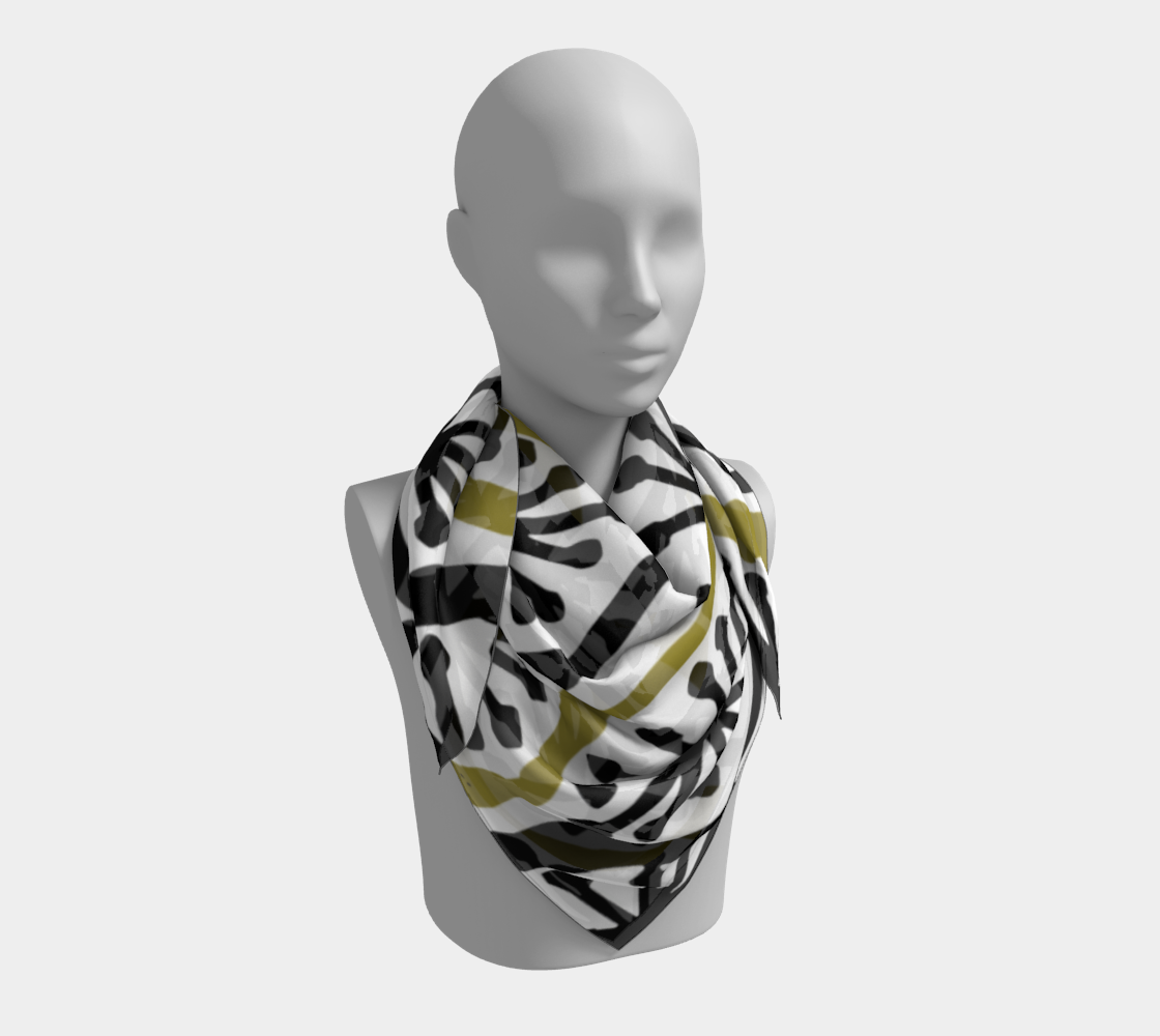Ogee Stars Square Scarf