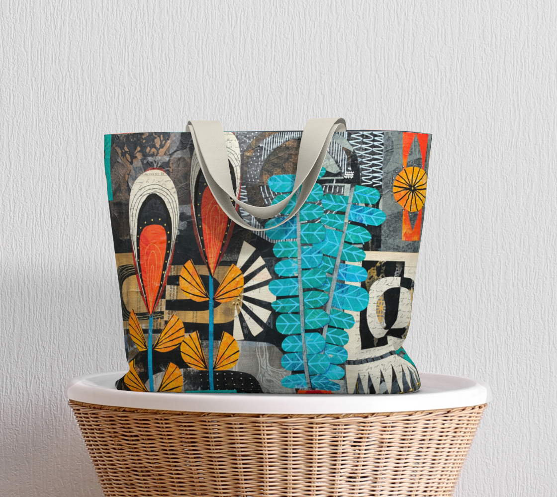 Partial Sun Large Tote Bag