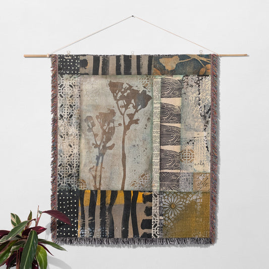 Autumn Field Home Decor Woven Blanket