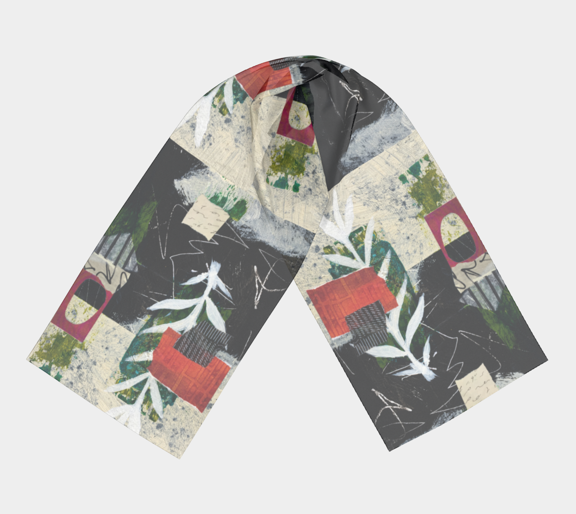 Planted Long Scarf