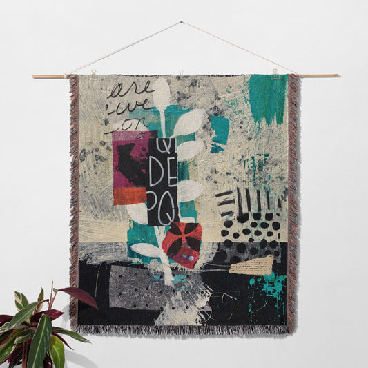 Dear Diary Home Decor Woven Blanket
