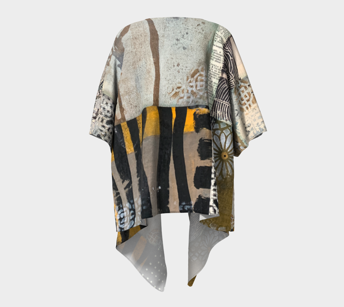 Autumn Field Draped Kimono