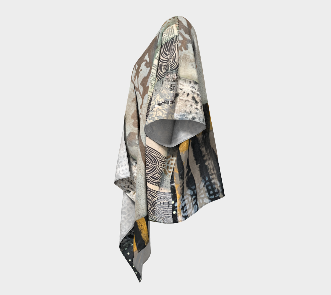 Autumn Field Draped Kimono