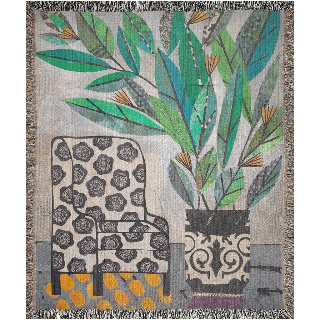 Favorite Chair Home Decor Woven Blanket