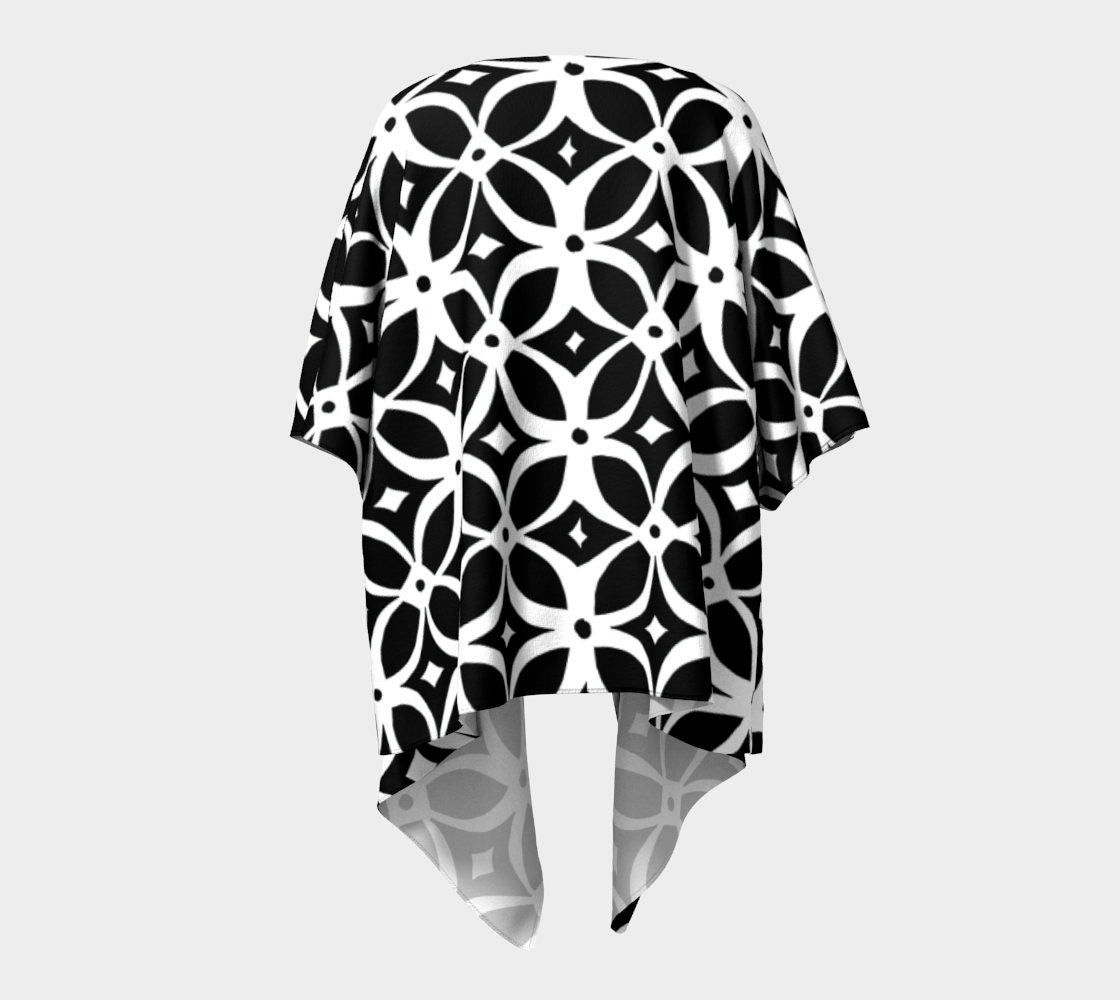 Configuration Draped Kimono