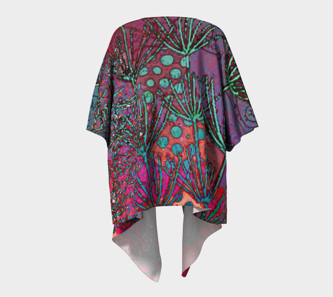 Evening Meadow Draped Kimono
