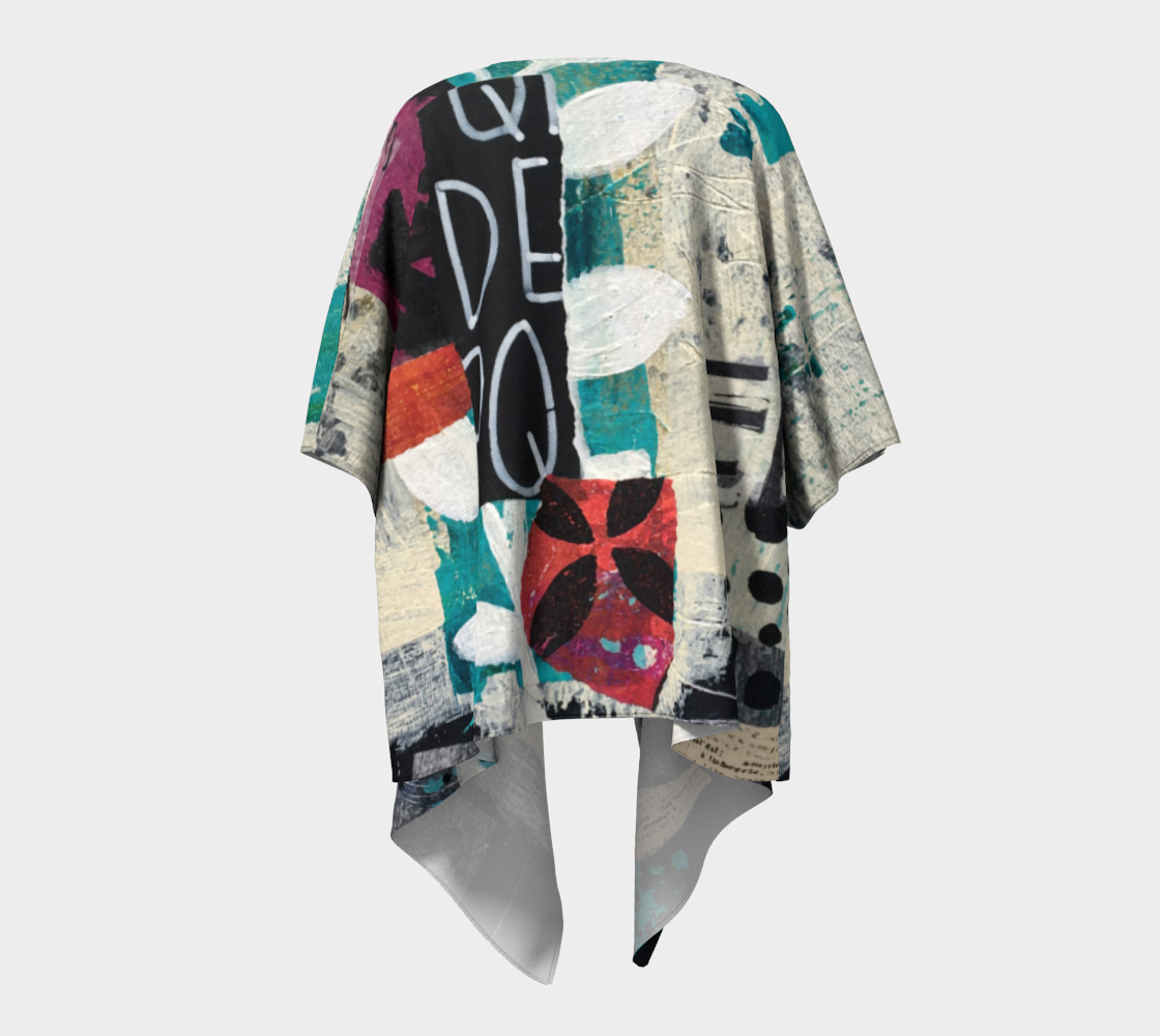 Dear Diary Draped Kimono