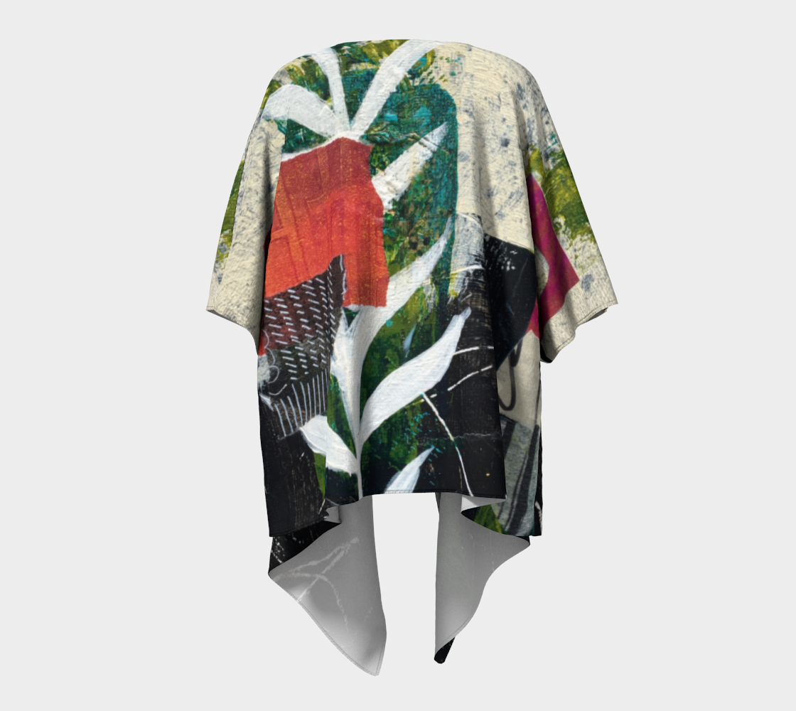 Planted Draped Kimono