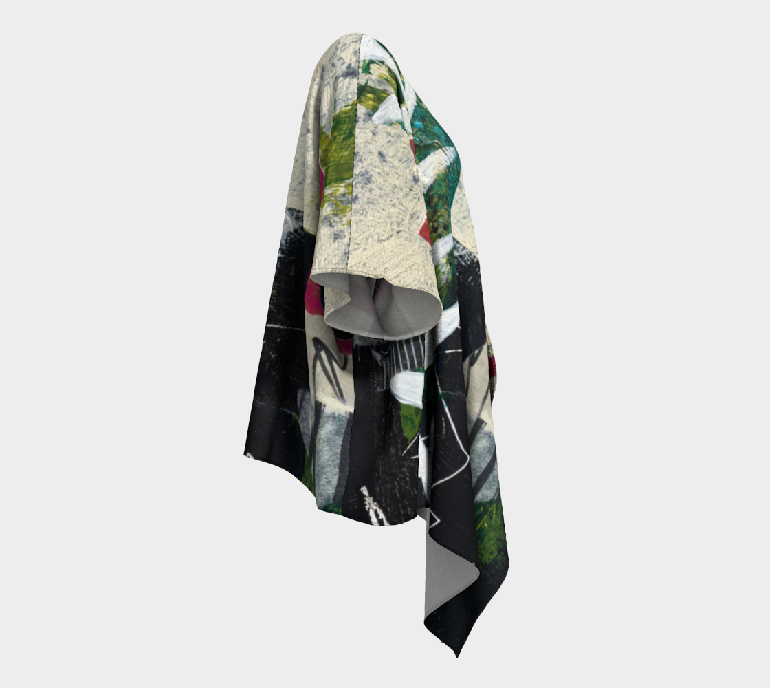 Planted Draped Kimono