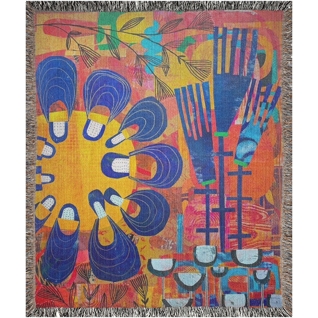 Rex Ray Love Home Decor Woven Blanket