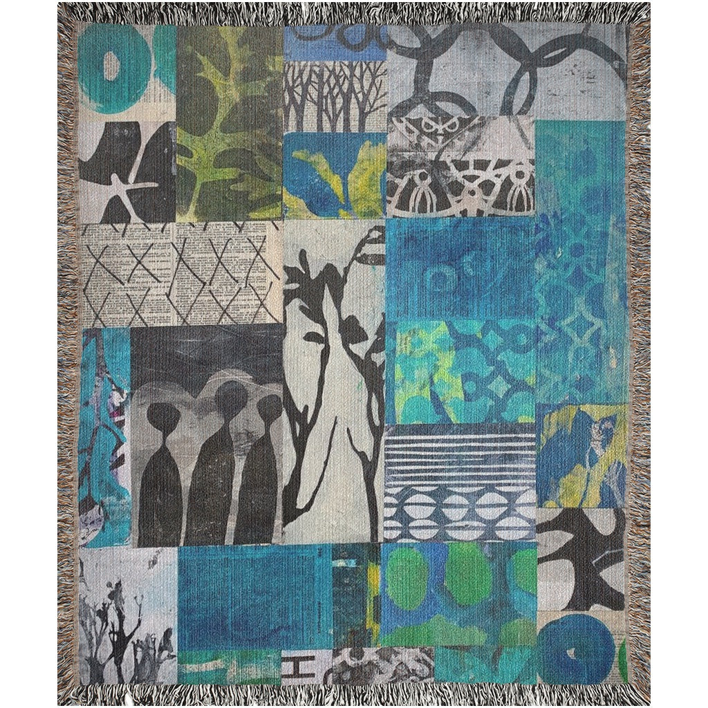 Rocky Coast Home Decor Woven Blanket