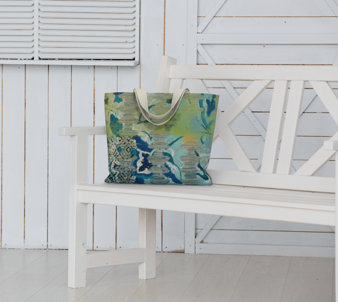 Forest Shadow Market Tote Bag by Sheree Burlington