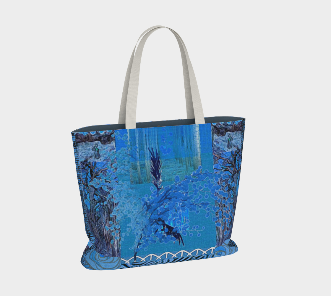 Blue Bayou Market Tote Bag by Sheree Burlington