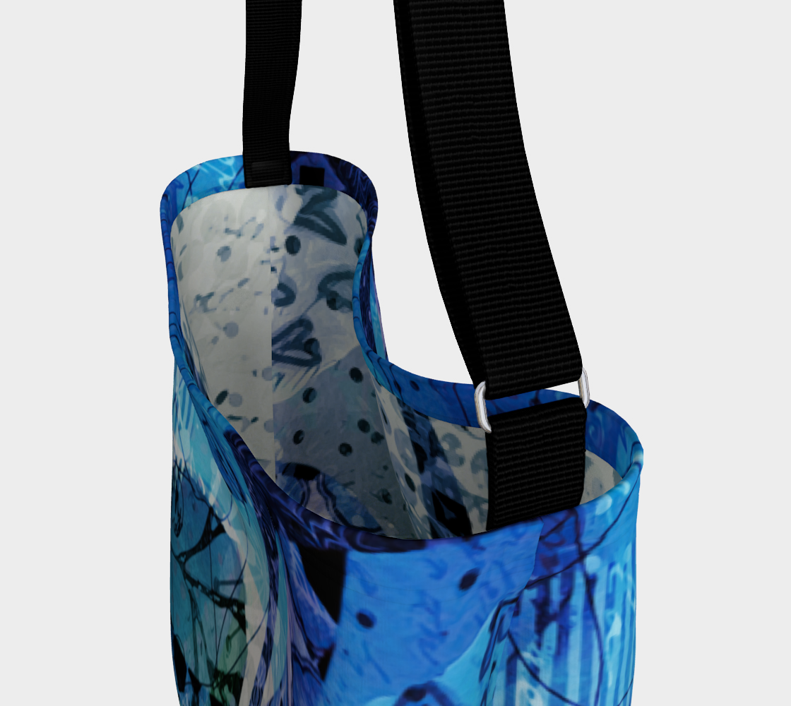 Blue Lagoon Designer Tote Bag by Sheree Burlington