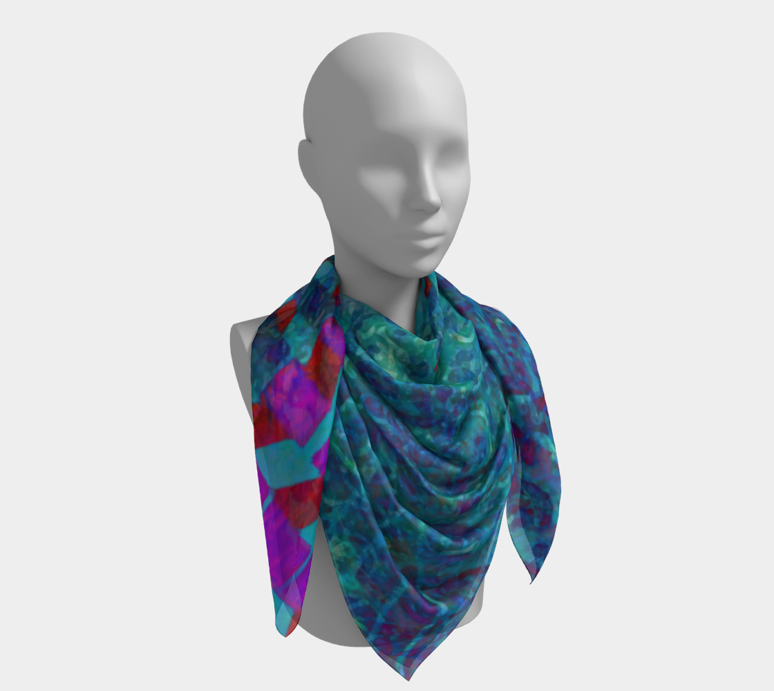 Fuchsia Jaggs Square Scarf