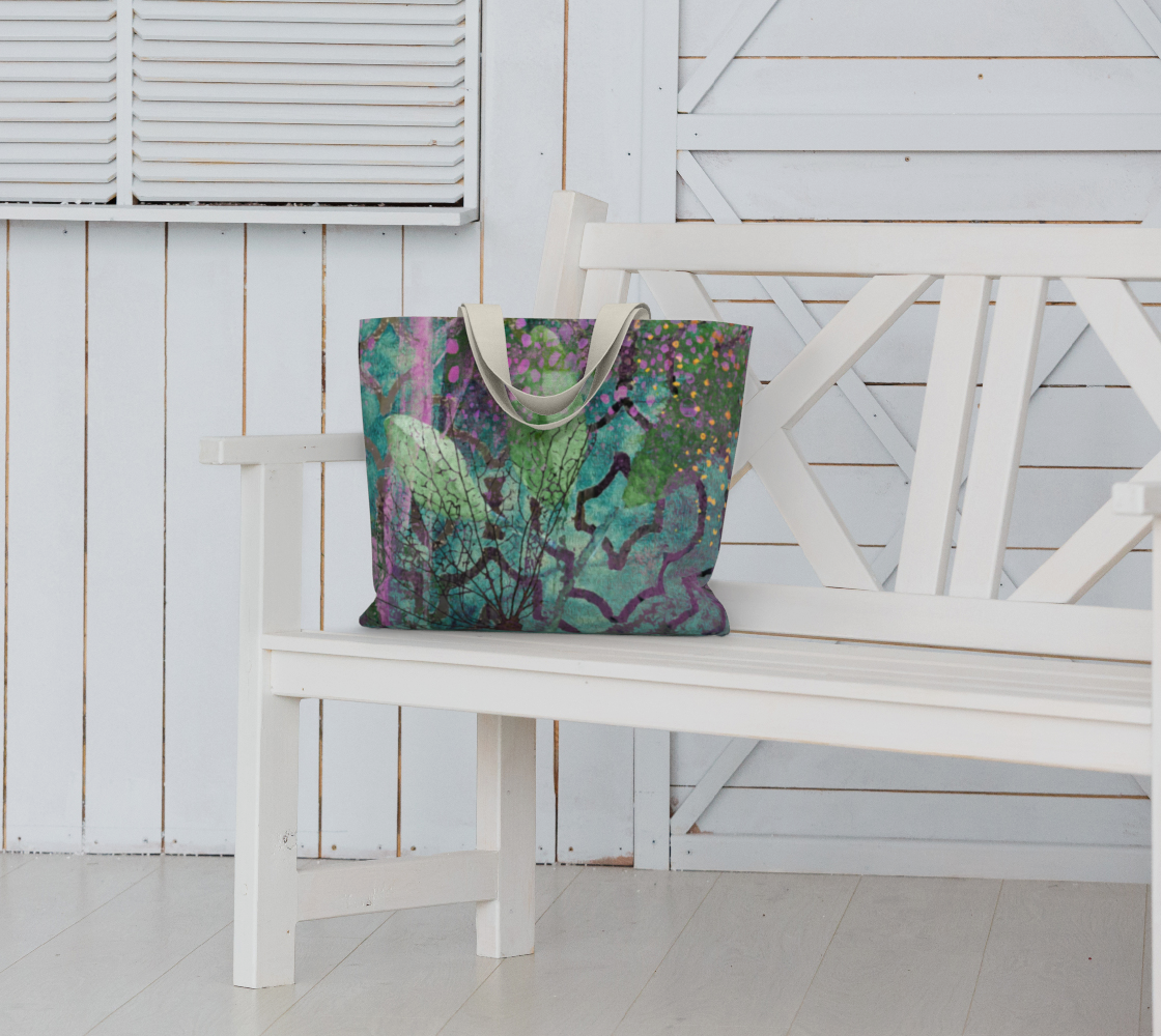 Lilac Dapple Market Tote Bag by Sheree Burlington