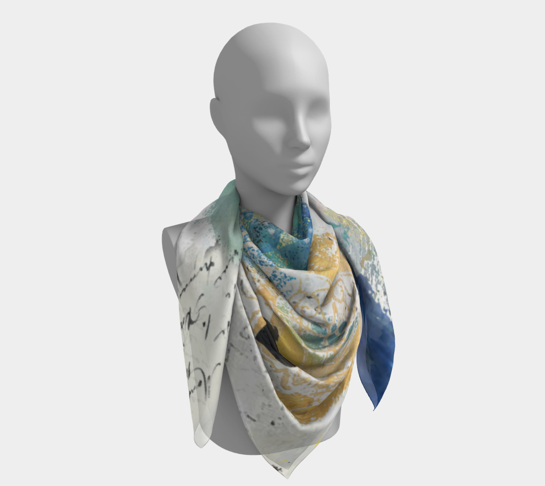 Cloudless Square Scarf
