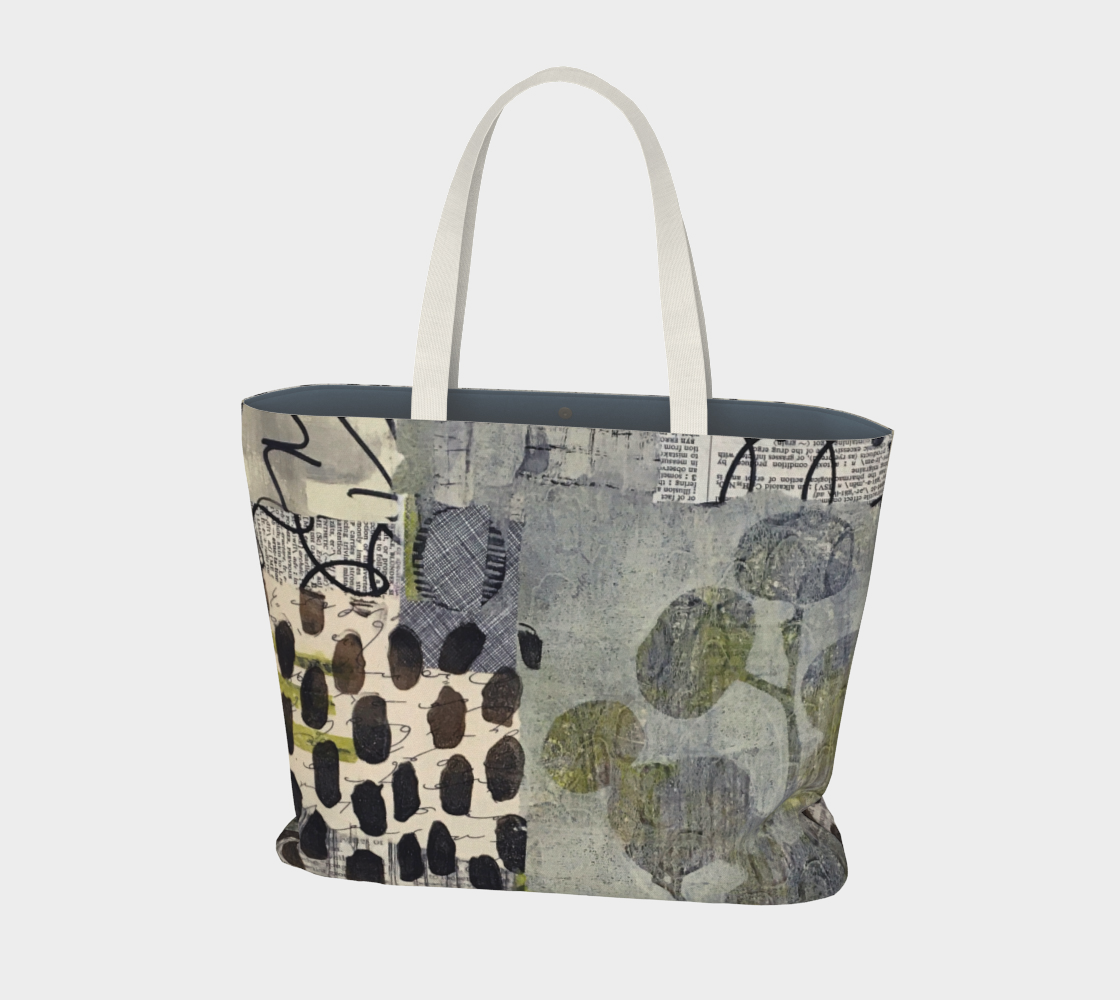 Grey Eucalyptus Market Tote Bag by Sheree Burlington