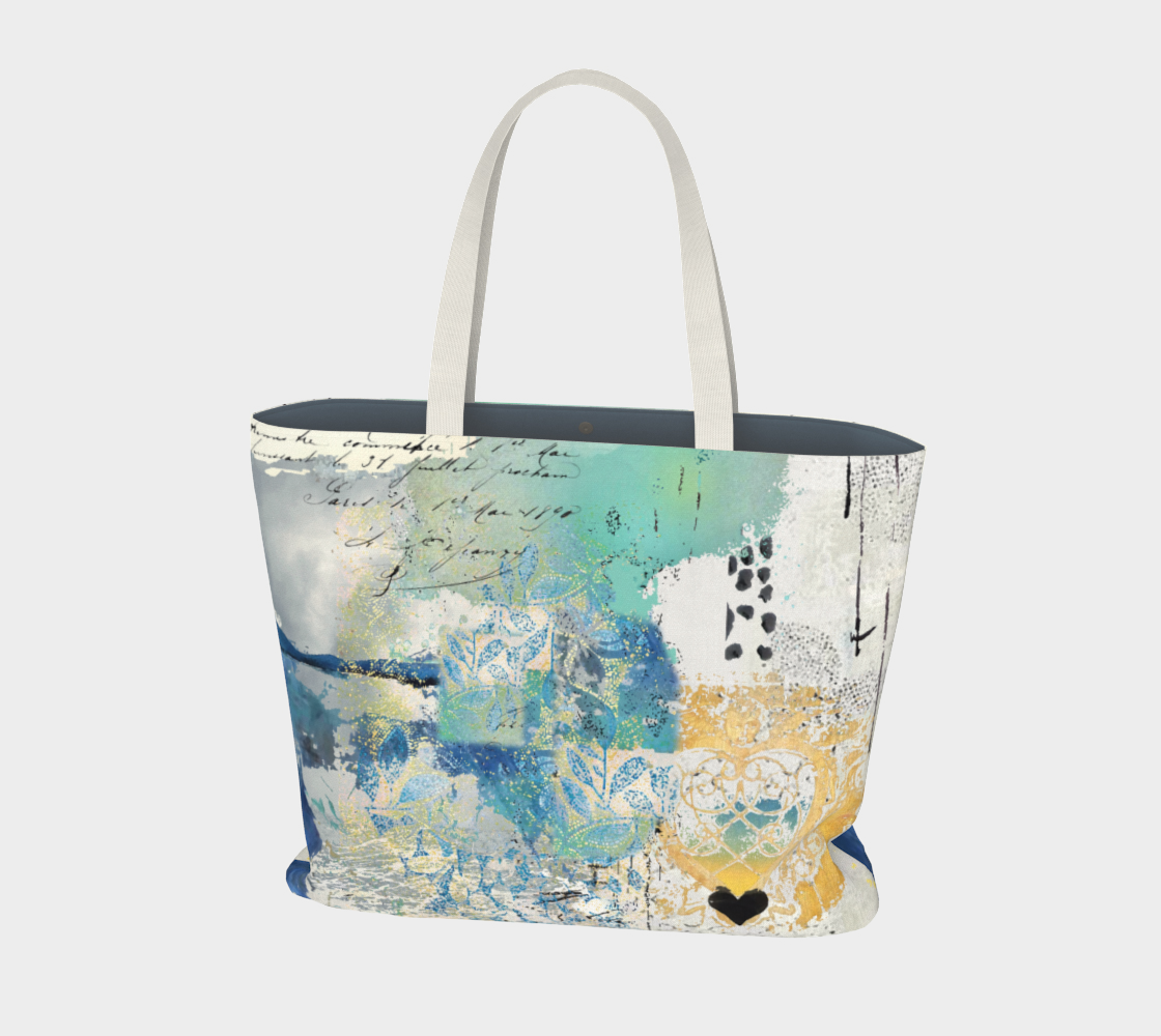 Cloudless Market Tote Bag by Sheree Burlington