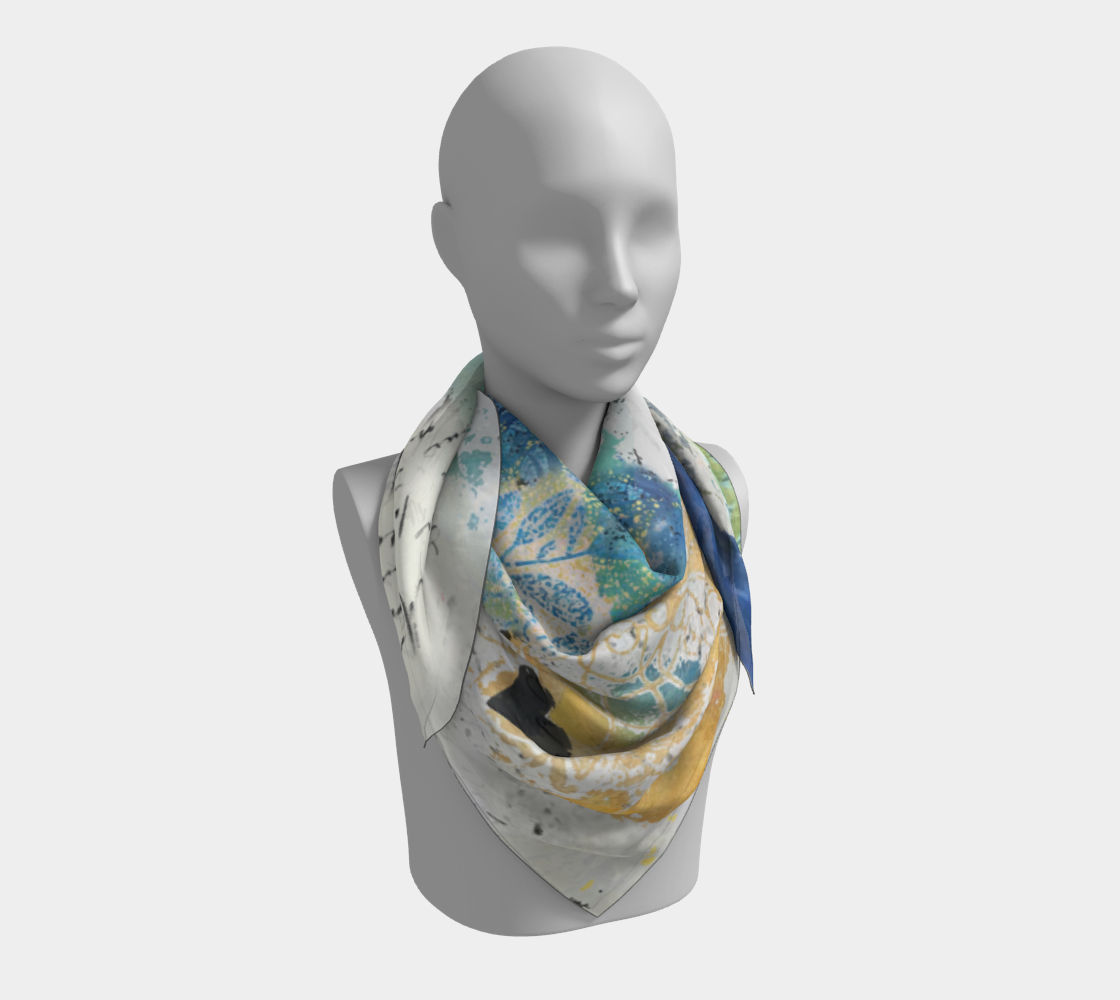 Cloudless Square Scarf