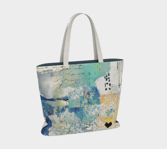 Cloudless Market Tote Bag by Sheree Burlington