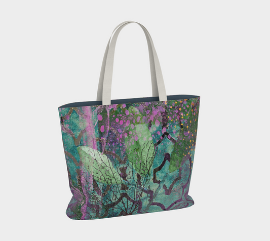 Lilac Dapple Market Tote Bag by Sheree Burlington