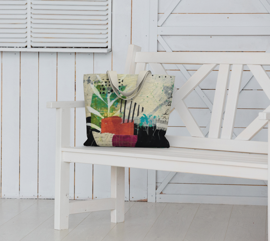 Grow Through Large Tote Bag