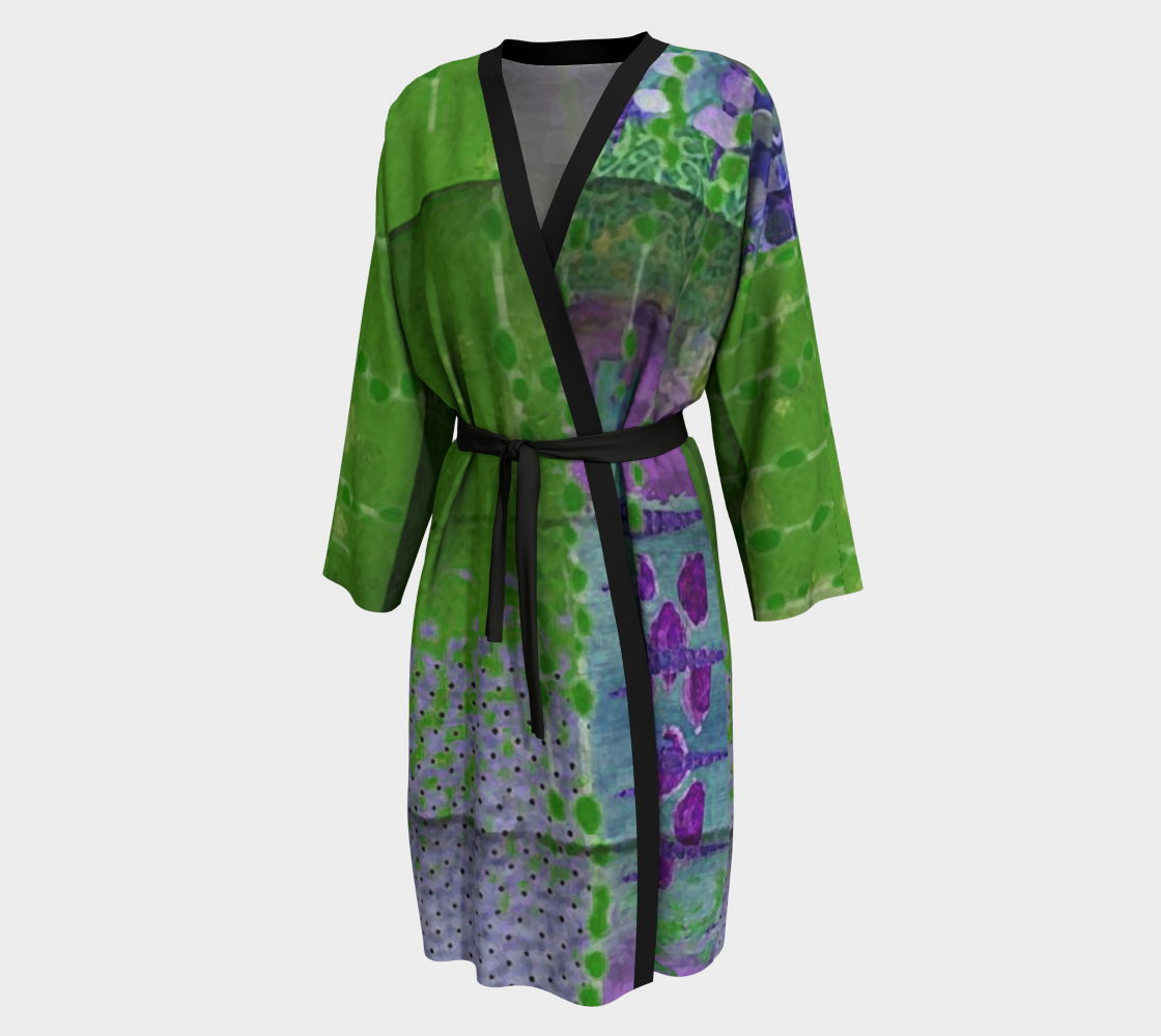Grapevine Peignoir Robe by Sheree Burlington