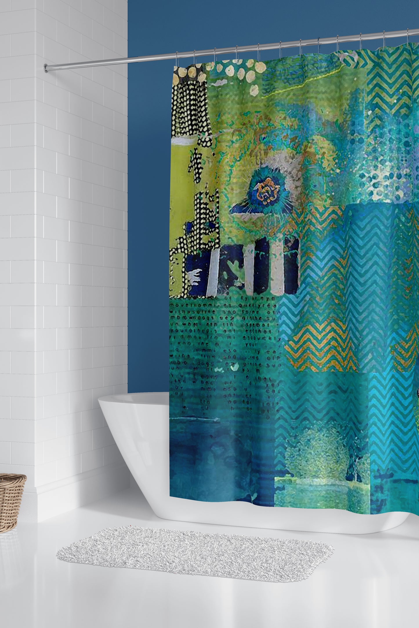 Afterlife Designer Shower Curtain