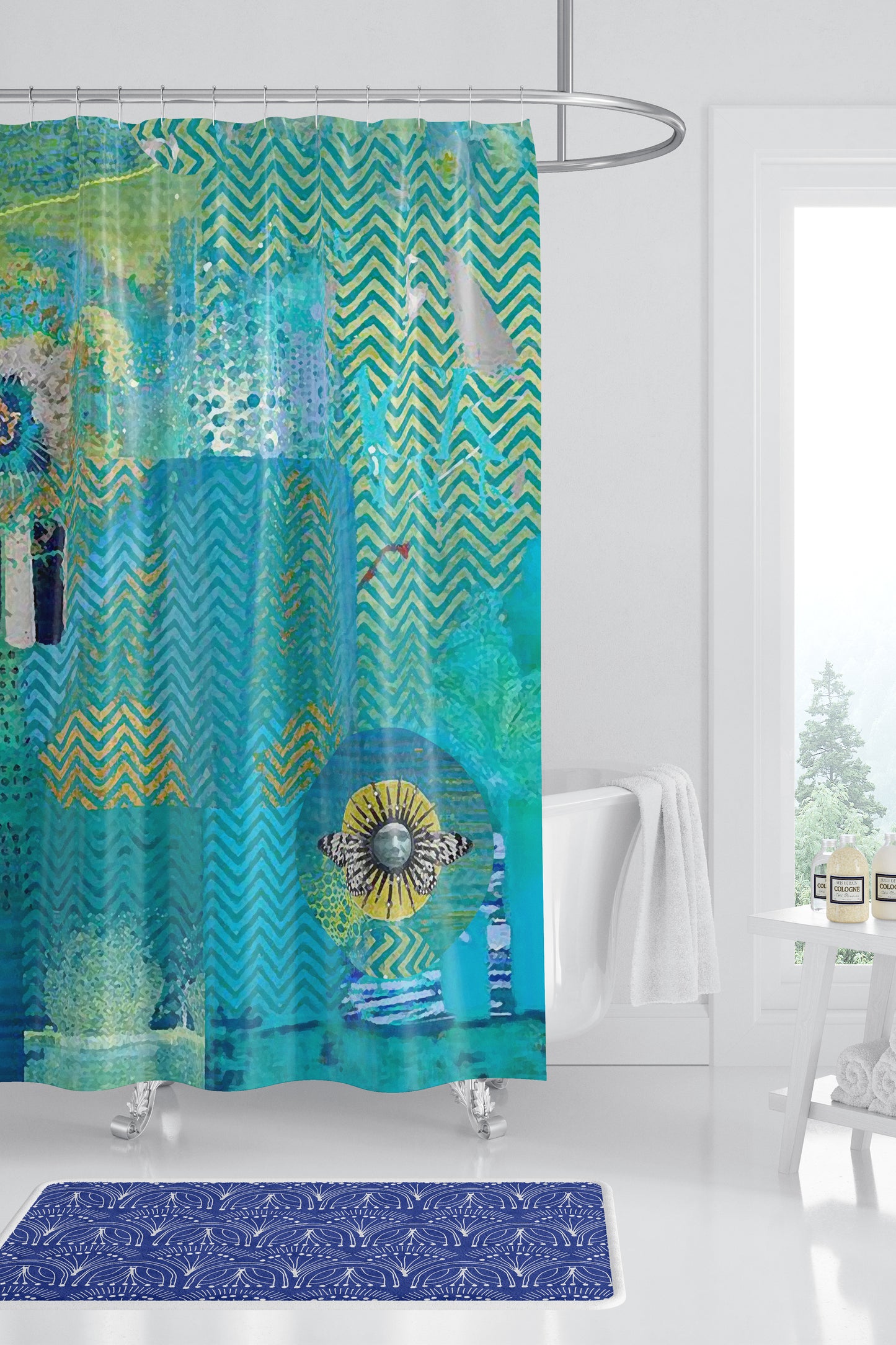 Afterlife Designer Shower Curtain
