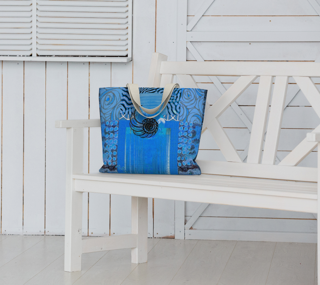 Blue Bayou Market Tote Bag by Sheree Burlington