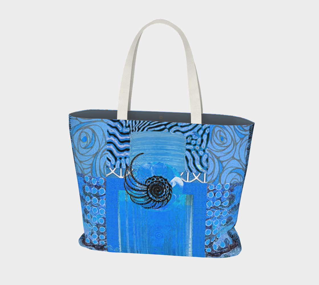Blue Bayou Market Tote Bag by Sheree Burlington