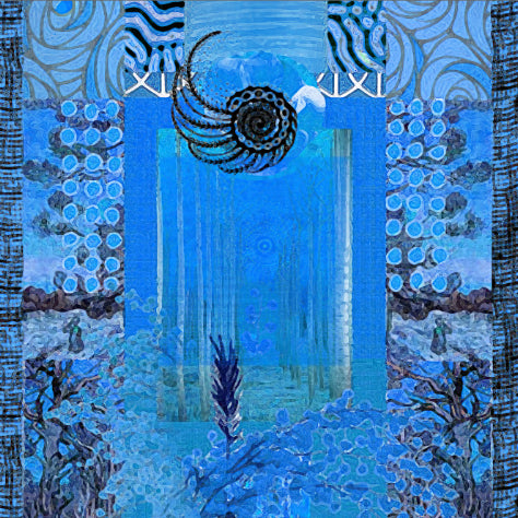 Blue Bayou Market Tote Bag Art by Sheree Burlington